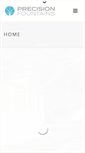 Mobile Screenshot of precisionfountains.com