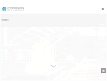 Tablet Screenshot of precisionfountains.com